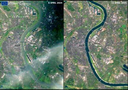 Image Of The Day Rhine River Shrinks As Drought Grips Western Germany image-of-the-day-rhine-river-shrinks-as-drought-grips-western-germany