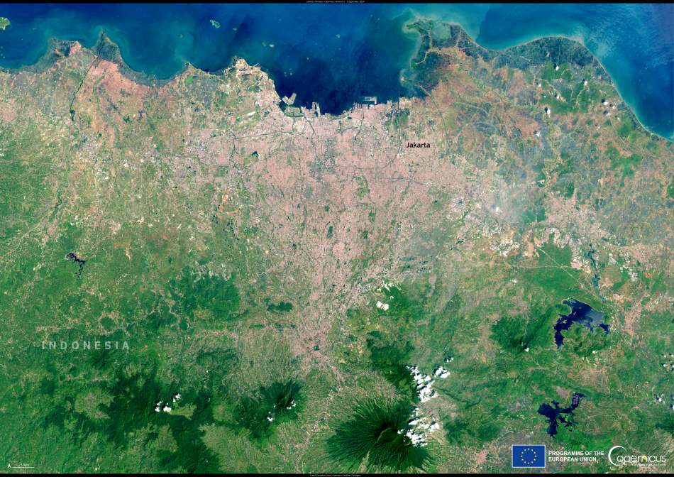 Image of the day: Jakarta’s coastal sprawl and sinking ground