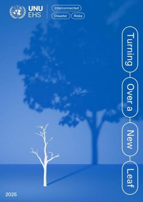 Image: Cover of the new UN University report 2025 (s. Theory of Deep Change, Nature)