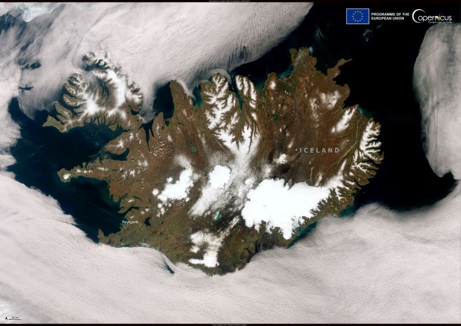 Satellite Image: Iceland