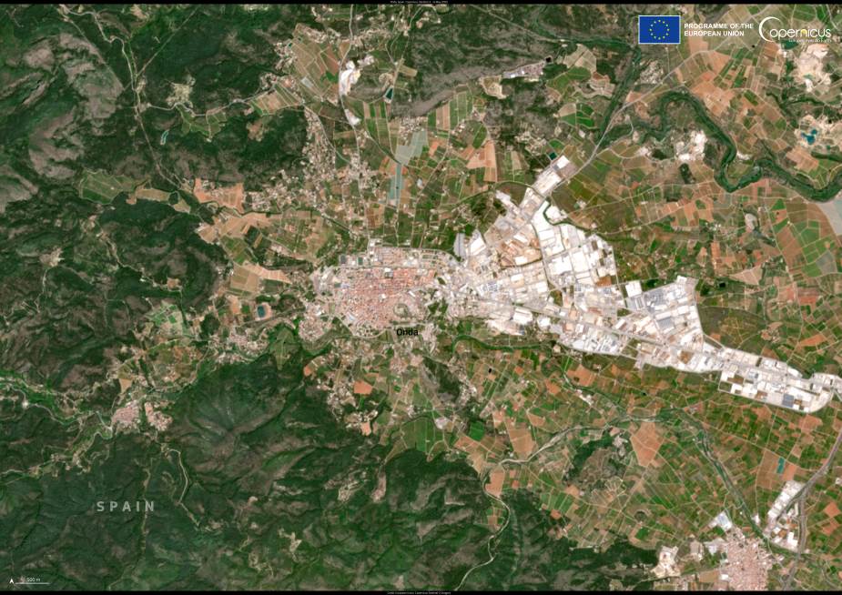 Satellite Image: Onda, Spain