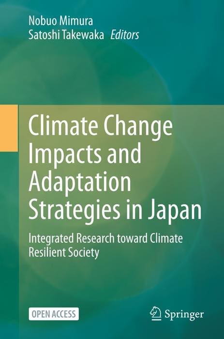 Image: Cover of the book 'Climate Change Impacts and Adaptation Strategies in Japan' (s. Climate change, open access book)