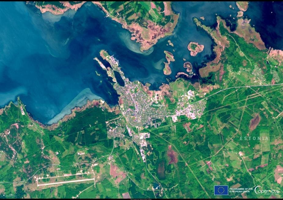 Satellite Image: Haapsalu, Estonia