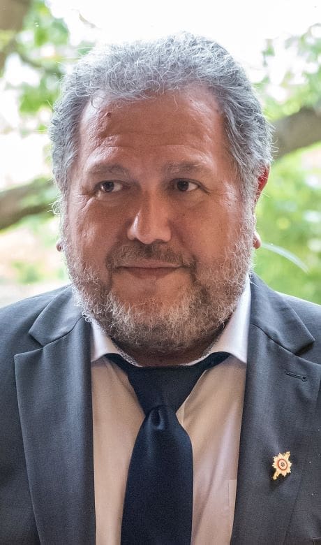 Image: Moetai Charles Brotherson, president of French Polynesia (archipelago in the far South Pacific Ocean, an overseas territory of France)
