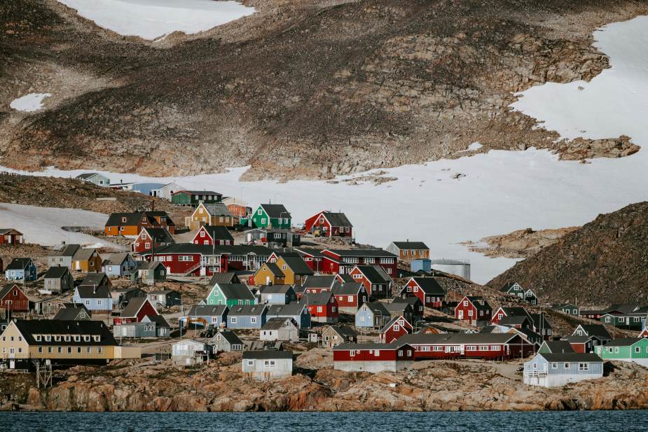 Image: houses in Ittoqqortoormiit, formerly Scoresbysund, Greenland