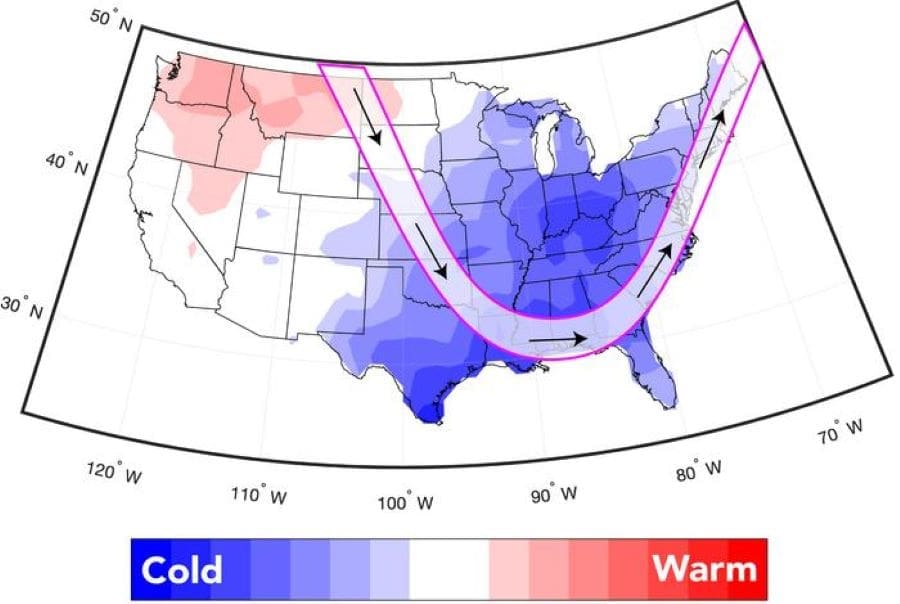 Image: warming hole map
