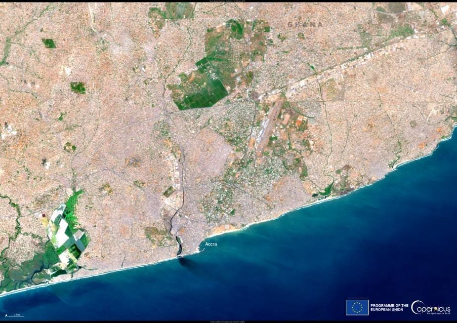 Satellite Image: Accra, Ghana