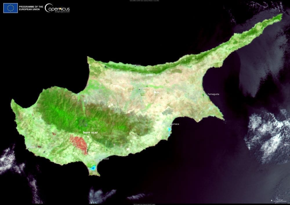 Satellite Image: Cyprus