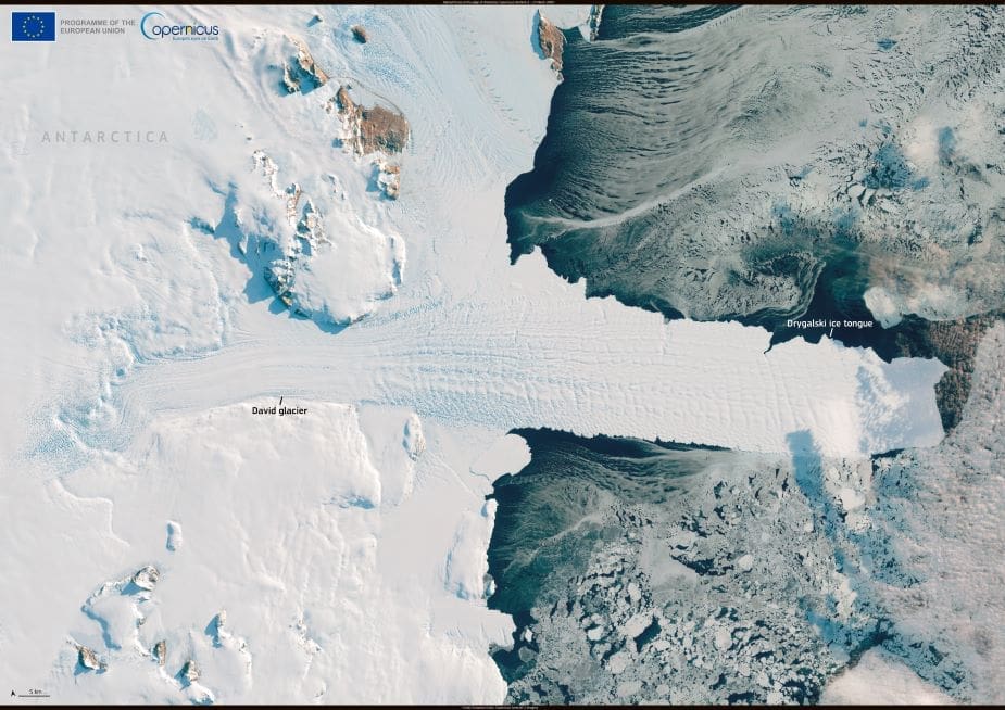 Image of the day: Antarctica’s ice tongue carves into the Ross Sea
