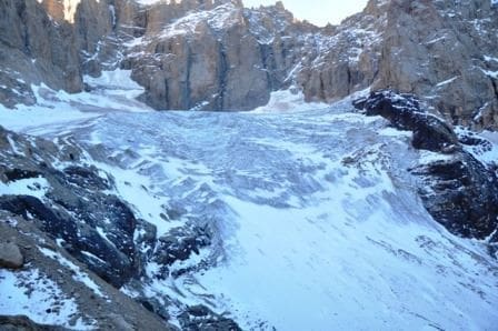 Turkey's glaciers fall victim to climate change Image: Uludoruk Glacier, Turkey (s. climate change, glaciers)