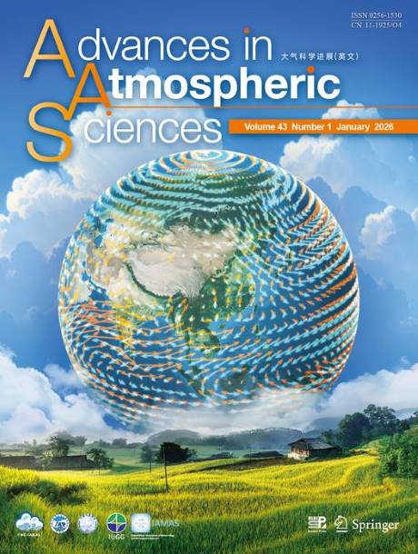 Image: Advances in Atmospheric Sciences cover of volume 43, nr 1 January 2026