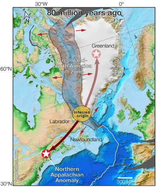 Image: Origin of the Northern Appalachian Anomaly (s. science, climate, Muser)