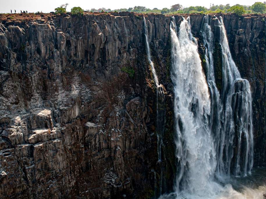 Most world heritage sites at risk of drought or flooding: UN Image: Victoria Falls in the dry season