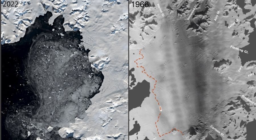 Climate Science Digest: July 4, 2025 Image: Wordie Ice Shelf (s. science, climate, Muser)