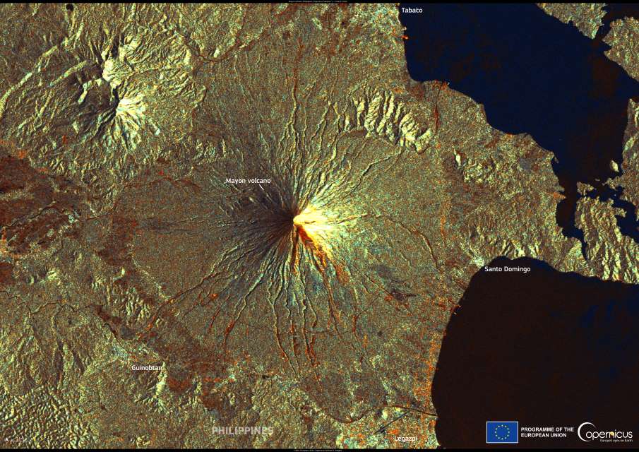 Image of the day: Mayon Volcano’s active landscape Satellite Image: Mayon Volcano, the Philippines
