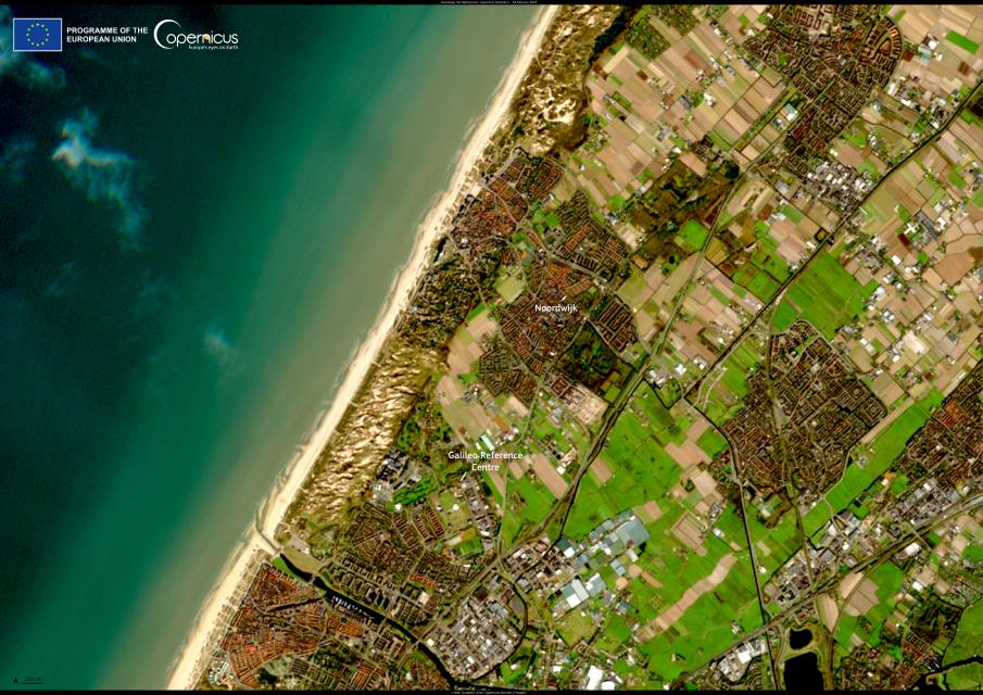 Image of the day: Galileo Reference Centre in Noordwijk Satellite Image: Noordwijk, the Netherlands (s. Galileo Reference Centre)