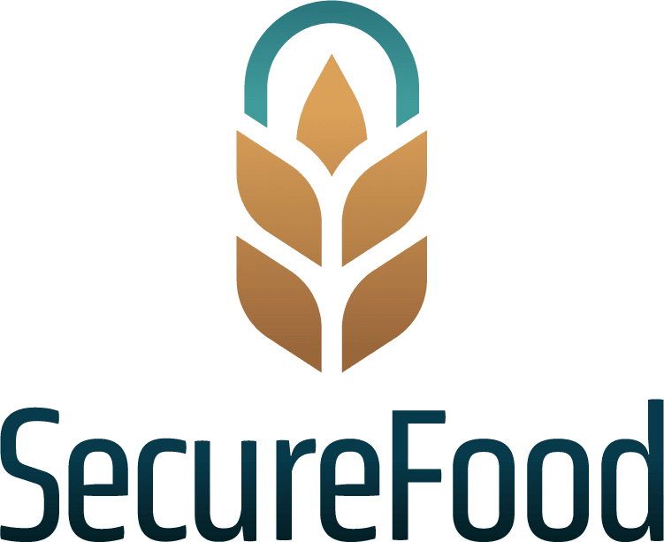 Image: SecureFood project logo (s. food security, food supply)