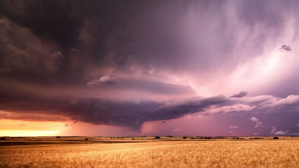 Supercell thunderstorms in Europe set to rise with warming Image: A supercell thunderstorm