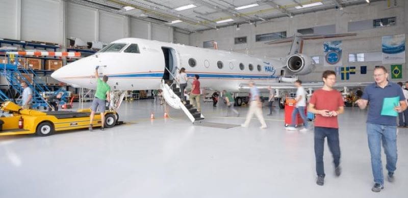 Image: The German research aircraft HALO has been prepared for deployment in New Zealand at its home base at the German Aerospace Center (DLR) in Oberpfaffenhofen