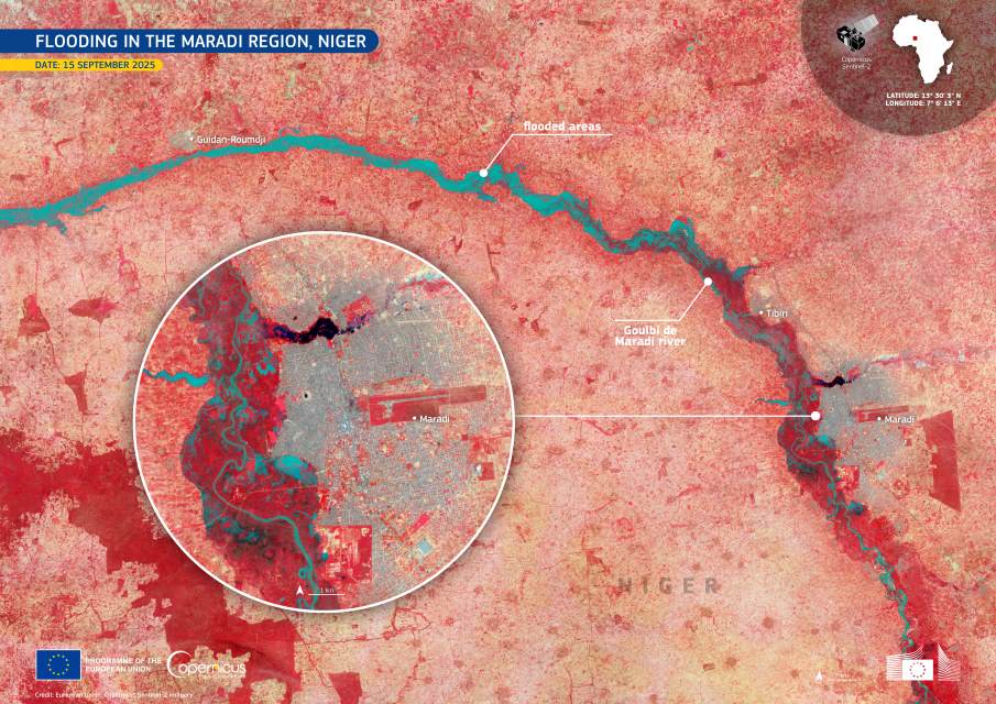 Satellite Image: Maradi, Niger