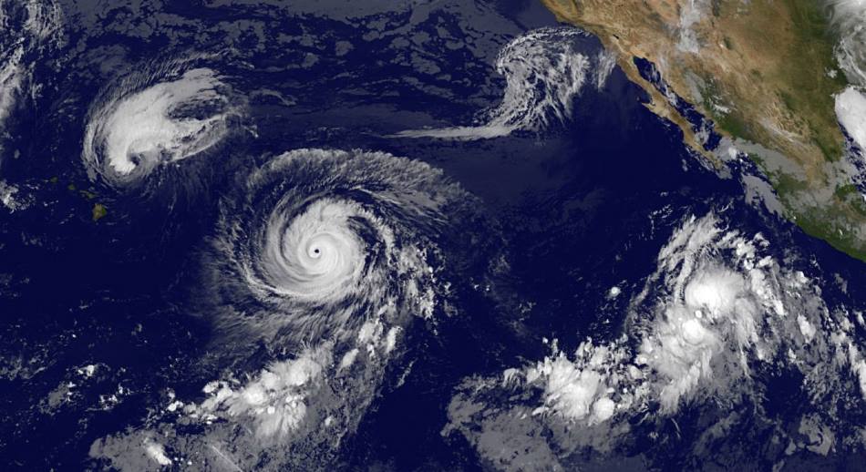 Satellite Image: The El Niño Southern Oscillation drives major weather patterns across the globe