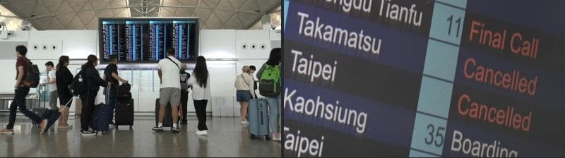 Schools shut, flights cancelled as Typhoon Ragasa nears Hong Kong Image: airport, flights cancelled, typhoon (s. Schools shut, flights cancelled as Typhoon Ragasa nears Hong Kong)