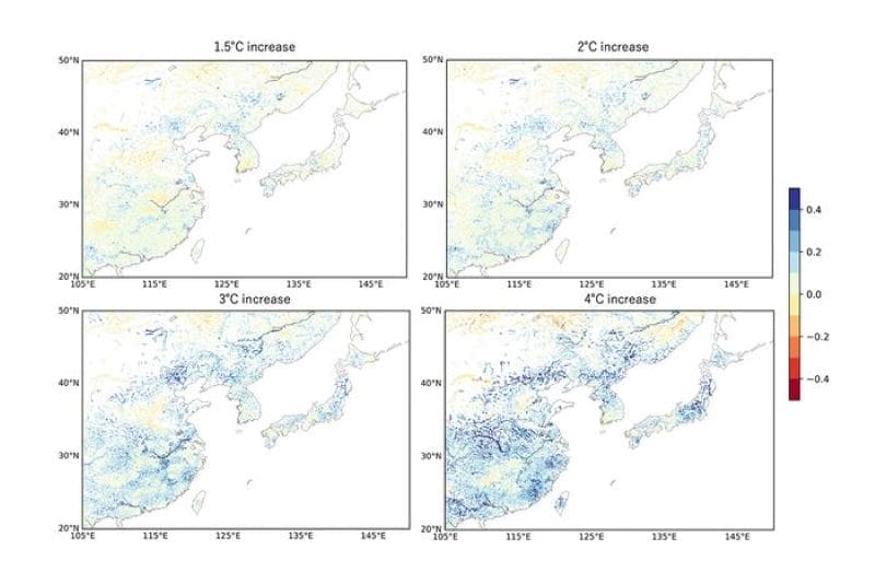 Flood risk predictions improve with new climate modeling method Image: graphics (s. flood risks, climate change)