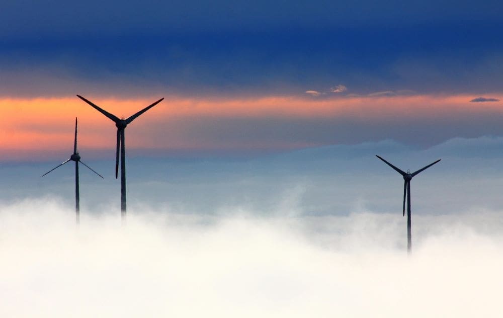 Image: Windmills, Clouds