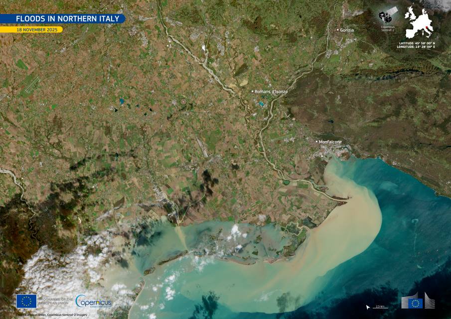 Image of the day: Floods sweeping across northern Italy