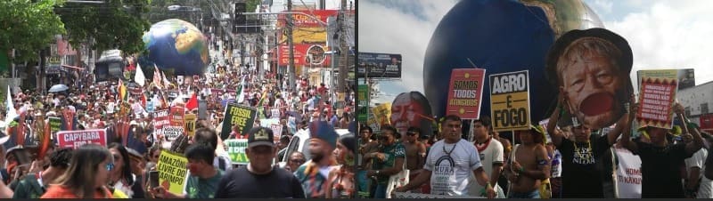Massive march in Brazil marks first big UN climate protest in years Image: protest, Brazil, COP30 (s. UN climate summit, climate change)