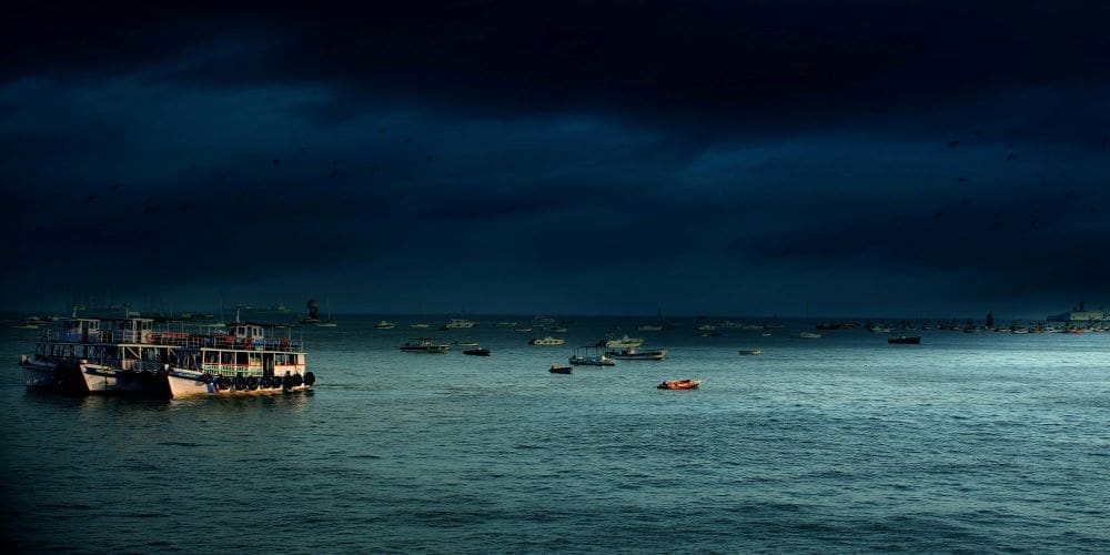 Image: Fishing boats on the sea 