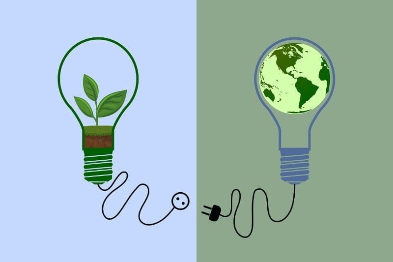 Image: Illustration - Save Energy, Energy Saving, Sustainability (s. clean energy subsidies, pollution)