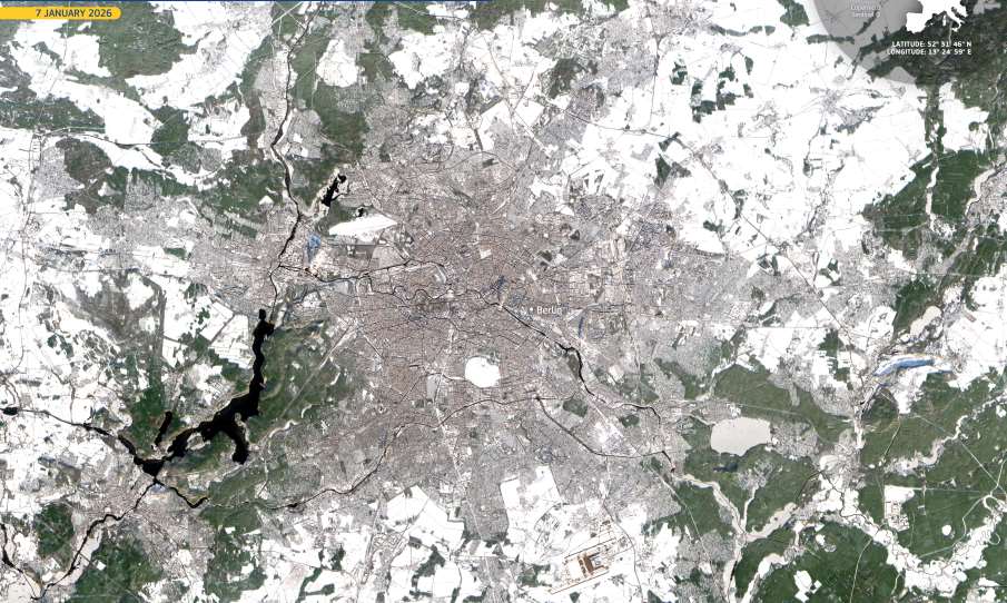Satellite Image: Berlin, Germany