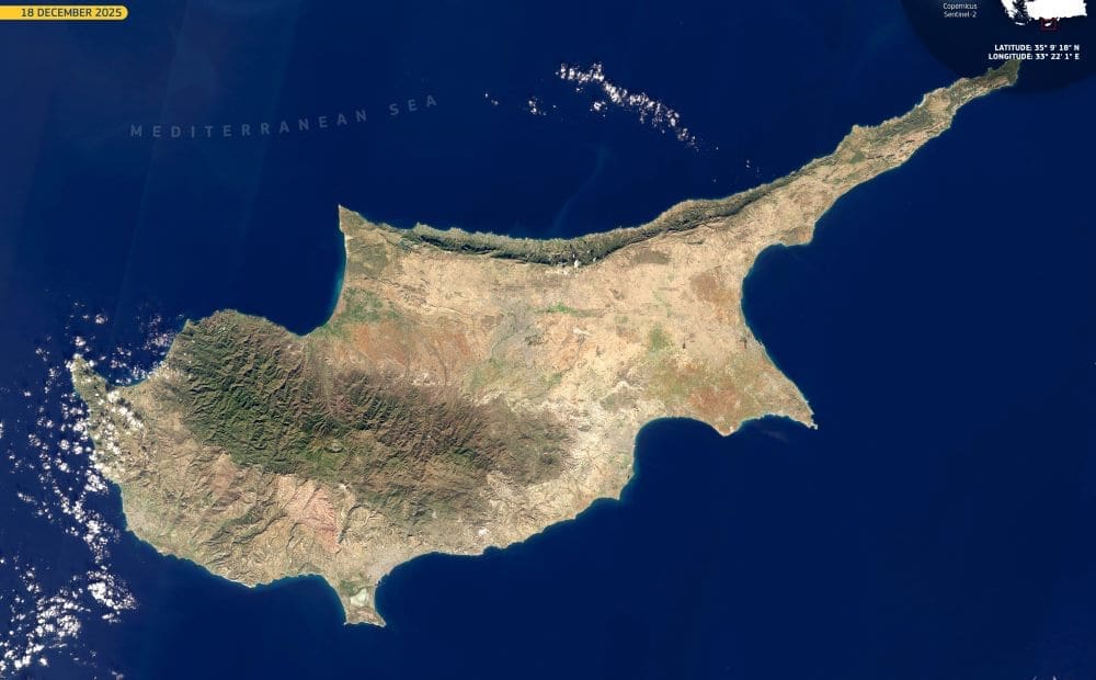 Satellite Image: Cyprus, Europe