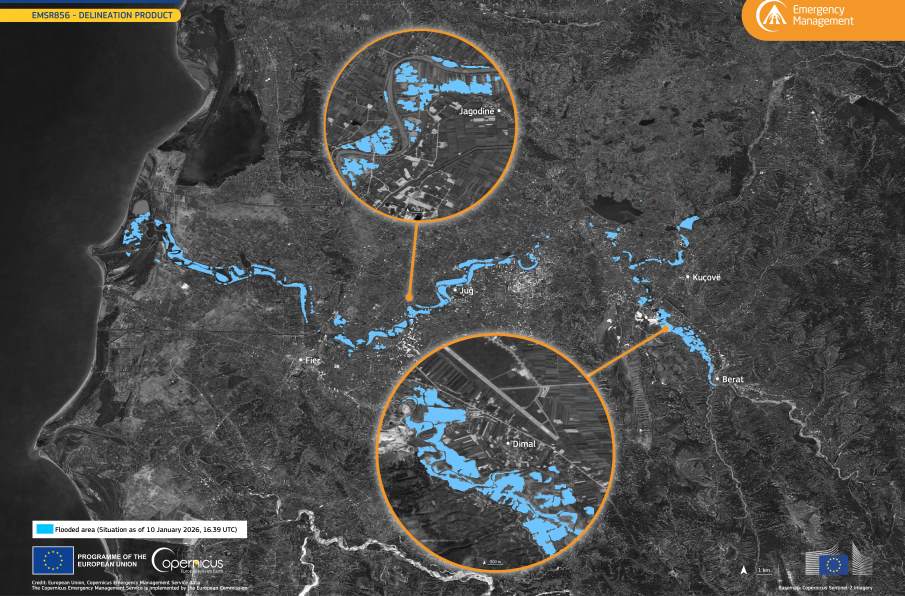 Satellite Image: Albania