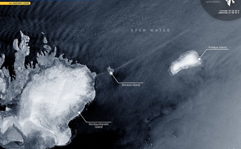 Satelite Image: Svalbard, Norway