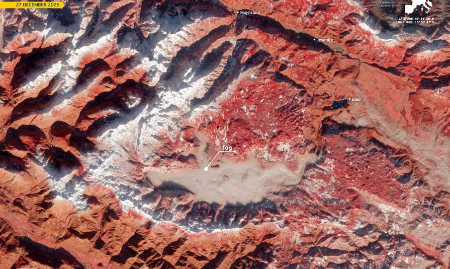 Satellite Image: Triglav National Park, Slovenia