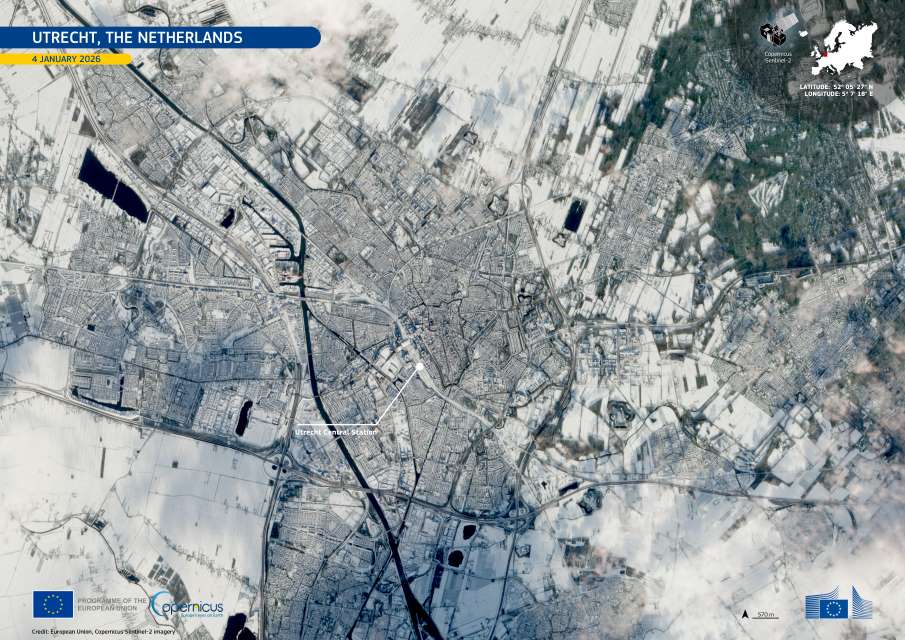 Satellite Image: Utrecht, the Netherlands