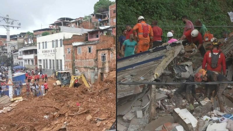 Rescuers search for missing after deluge kills 30 in Brazil Image: Firefighters and authorities search for people trapped in the mud and debris in Minas Gerais, southeastern Brazil (s. torrential rains)