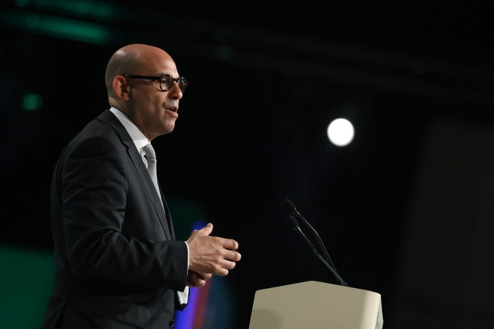 Image: Simon Stiell at COP28 (2023)