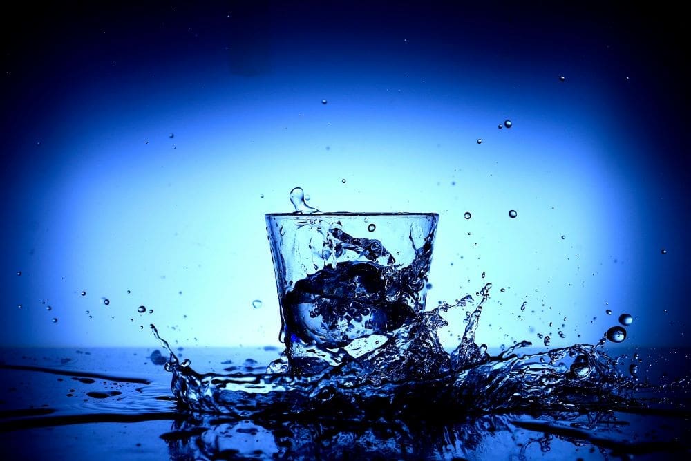 Image: Drinking Glass With Body of Water