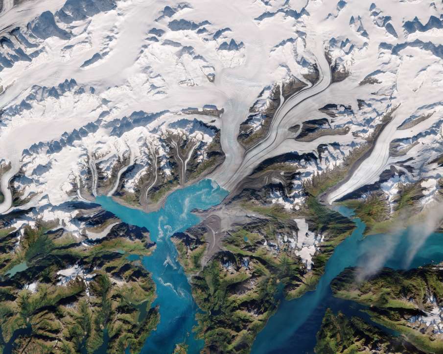 Satellite Image: Columbia Glacier, Alaska