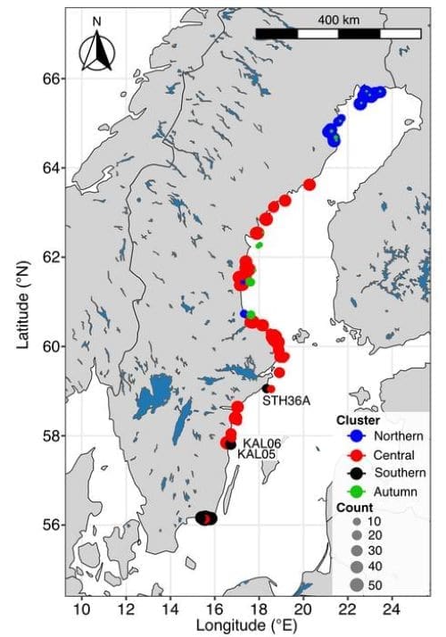 Image: Scandinavia map (s. science, climate)