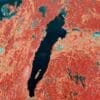 Satellite Image: Lake Vättern, Sweden
