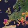 Image: Forest fires in Europe, Middle East and North Africa (2025)