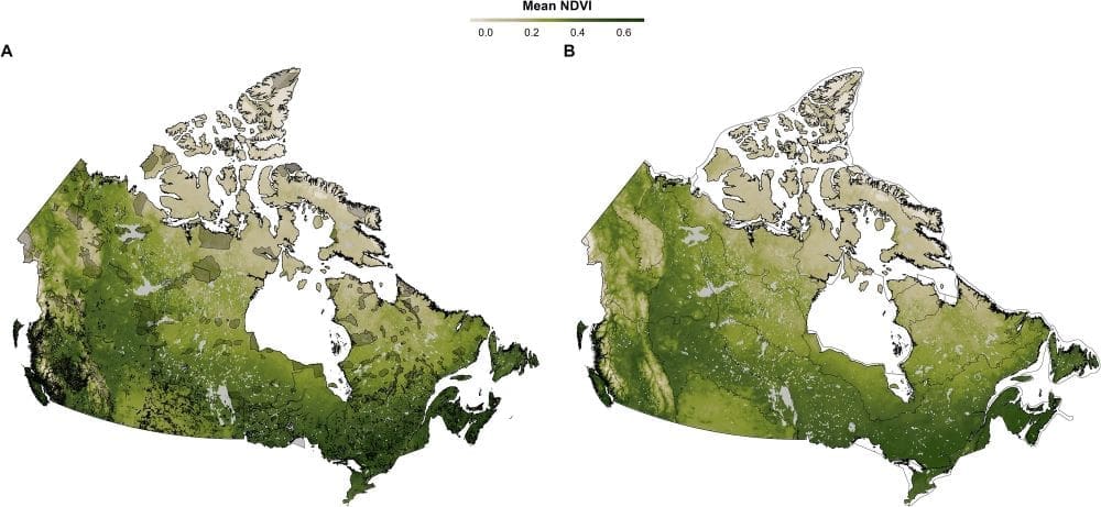 Image: Fig 6 - 'Environmental variability shapes biodiversity and protected area priorities in Canada' 
