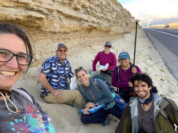 Image: Researchers in the field at Cerro Ballena near Caldera, Chile 