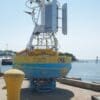 Image: surface buoy carrying meteorological sensors and satellite transmitters