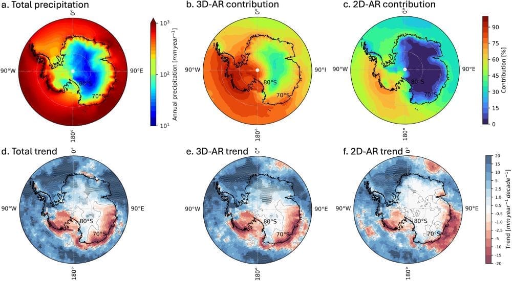 Image: Fig 4 - 'Capturing Antarctic precipitation with a 3D atmospheric river algorithm'