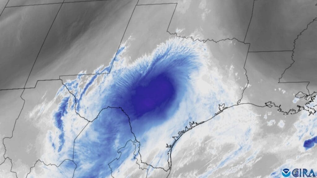 Satellite Image: Catastrophic Flooding in Texas Hill Country